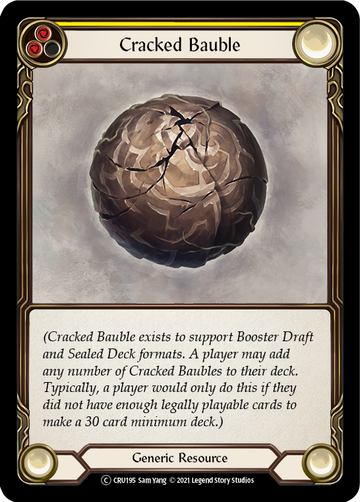 Cracked Bauble (Rainbow Foil) [CRU195-RF] Unlimited Rainbow Foil - Duel Kingdom