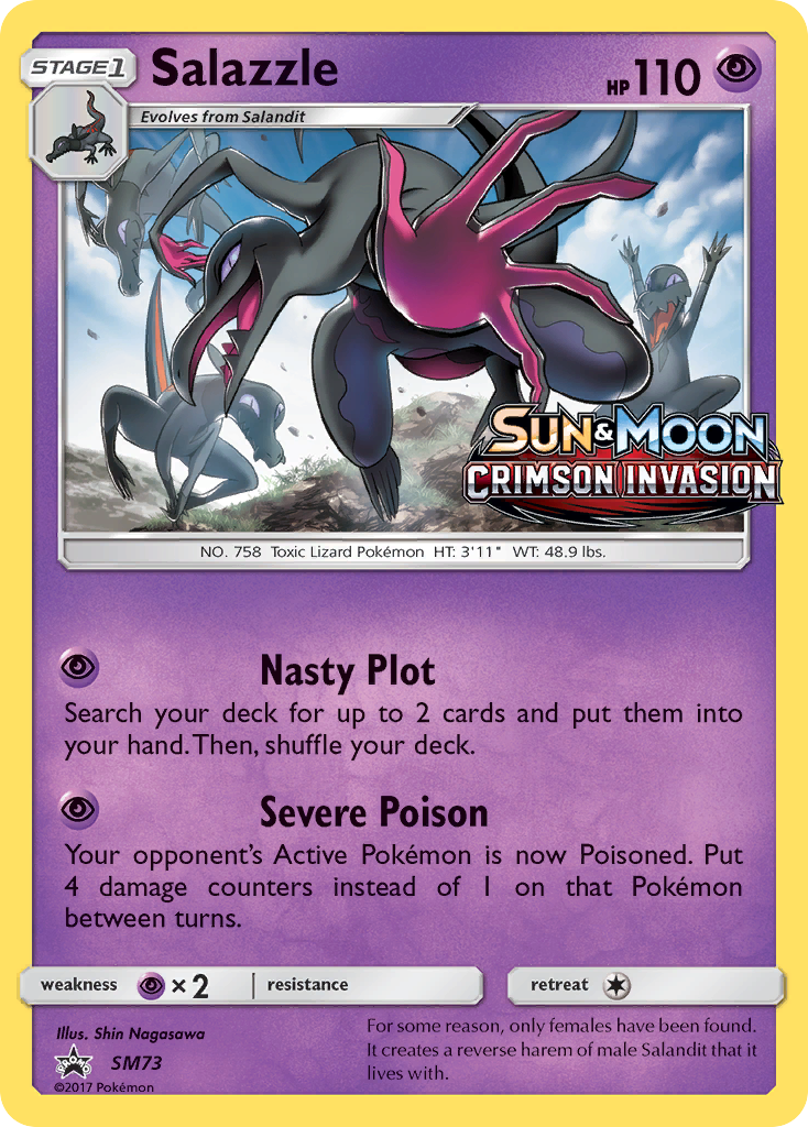 Salazzle (SM73) [Sun & Moon: Black Star Promos] - Duel Kingdom