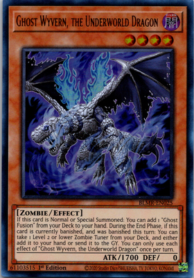 Ghost Wyvern, the Underworld Dragon [BLMR-EN025] Ultra Rare