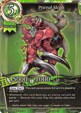 Primal Sloth - BP01-072EN - Duel Kingdom