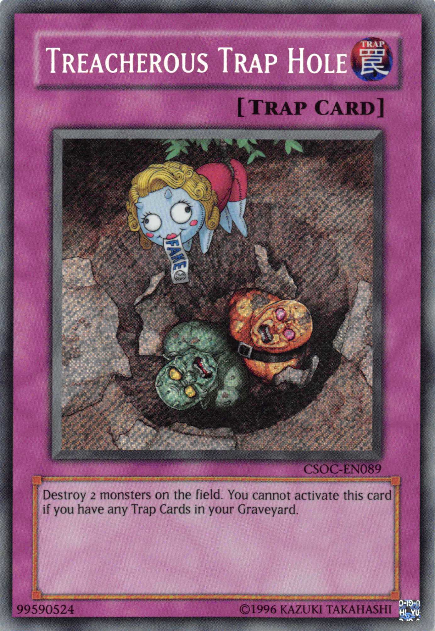 Treacherous Trap Hole [CSOC-EN089] Secret Rare