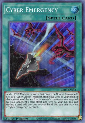 Cyber Emergency [GEIM-EN042] Super Rare