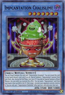 Impcantation Chalislime [GEIM-EN047] Super Rare