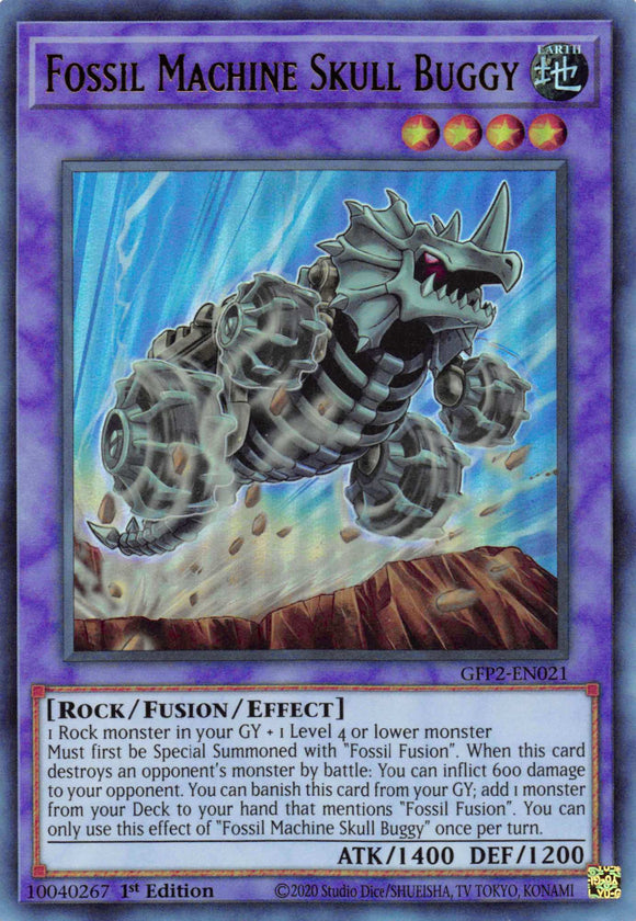 Fossil Machine Skull Buggy [GFP2-EN021] Ultra Rare - Duel Kingdom