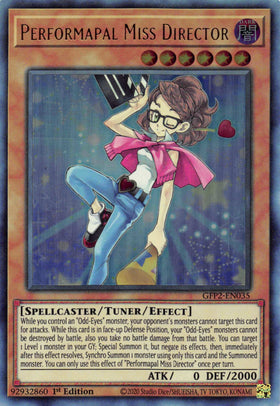 Performapal Miss Director [GFP2-EN035] Ultra Rare - Duel Kingdom