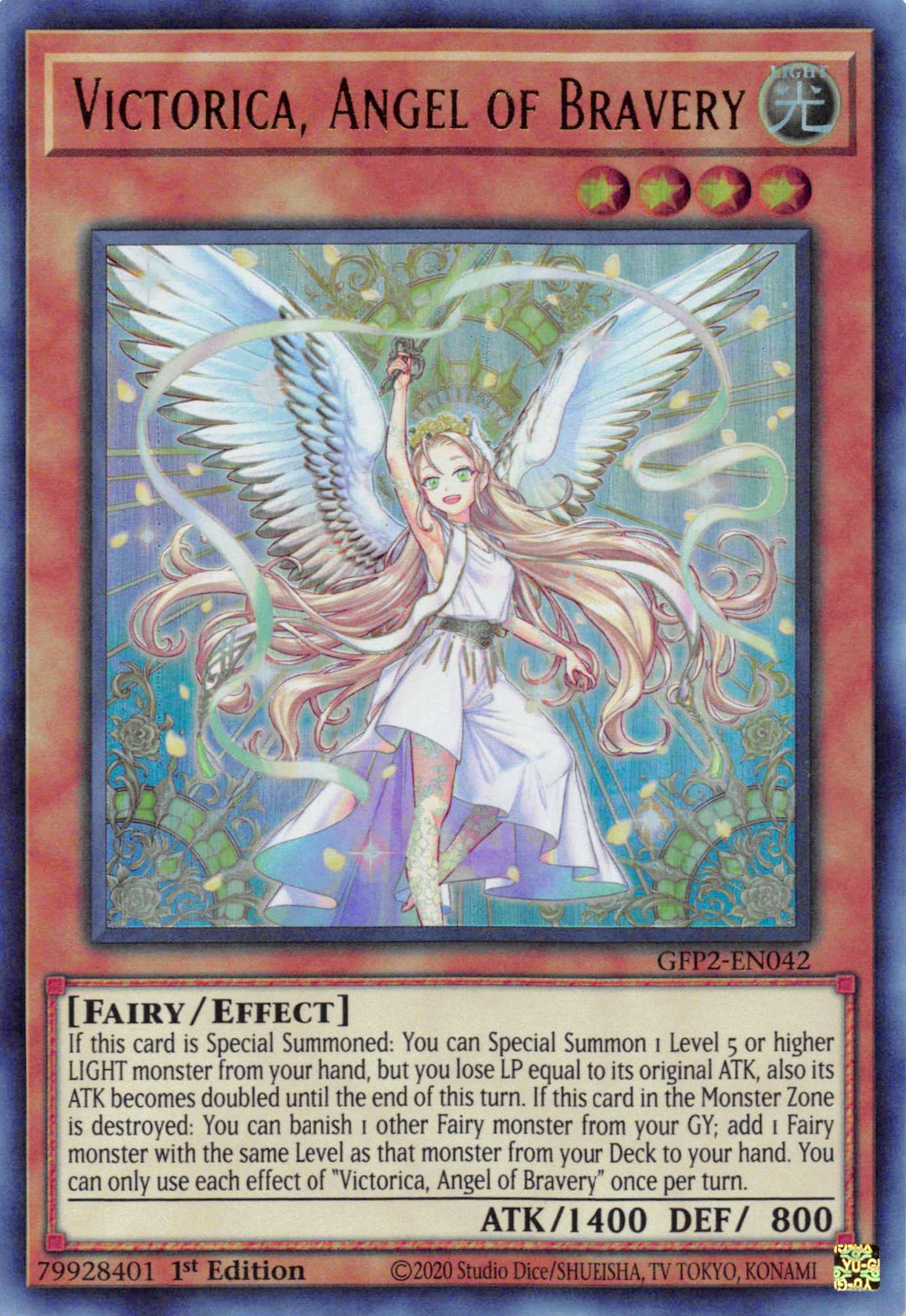 Victorica, Angel of Bravery [GFP2-EN042] Ultra Rare - Duel Kingdom