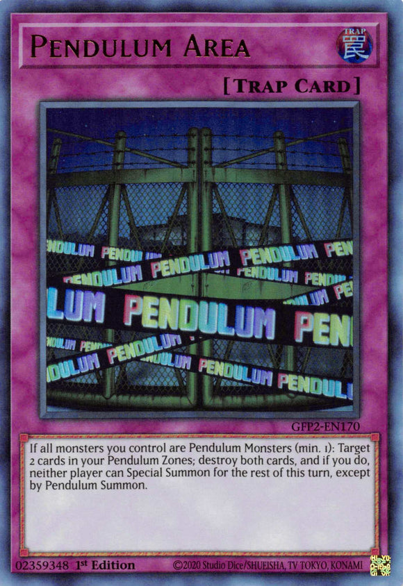 Pendulum Area [GFP2-EN170] Ultra Rare - Duel Kingdom