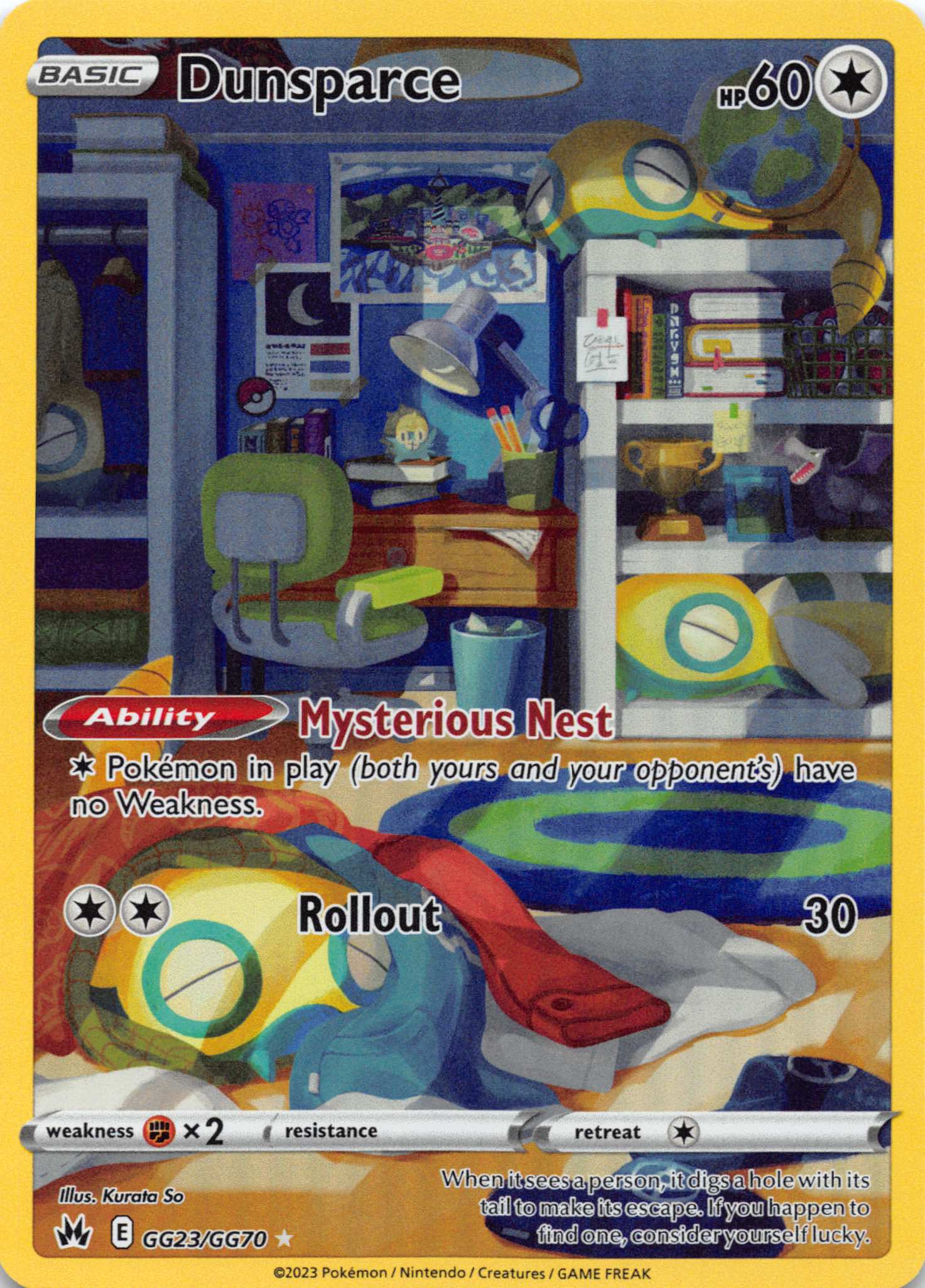 Dunsparce (GG23/GG70) [Sword & Shield: Crown Zenith]