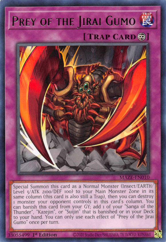 Prey of the Jirai Gumo [MAZE-EN010] Rare