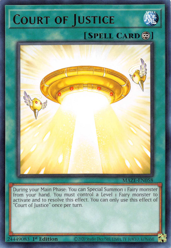 Court of Justice [MAZE-EN058] Rare