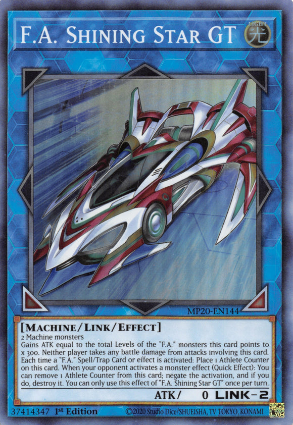 F.A. Shining Star GT [MP20-EN144] Super Rare