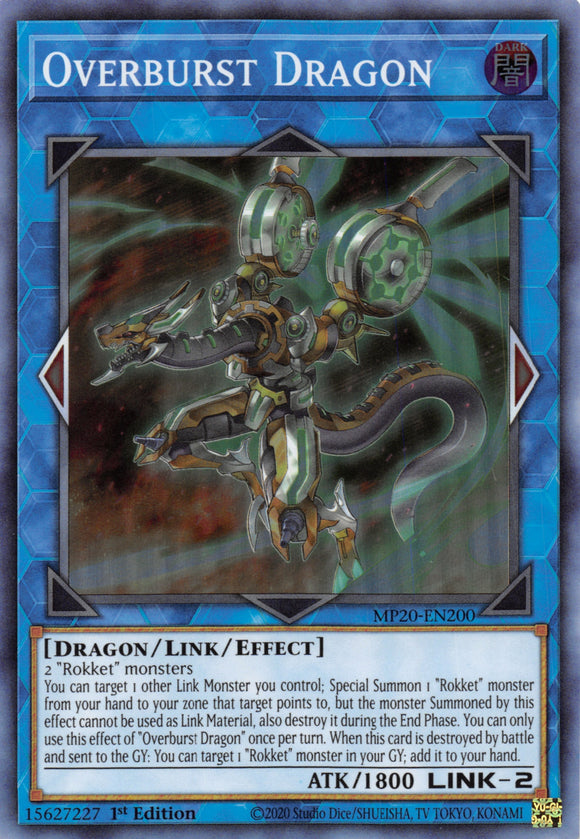 Overburst Dragon [MP20-EN200] Super Rare