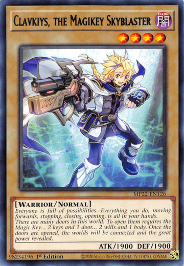 Clavkiys, the Magikey Skyblaster [MP22-EN126] Rare