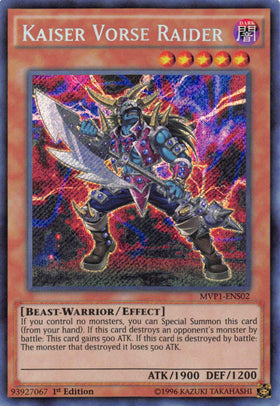 Kaiser Vorse Raider [MVP1-ENS02] Secret Rare