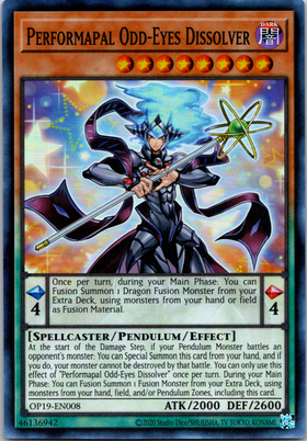 Performapal Odd-Eyes Dissolver [OP19-EN008] Super Rare