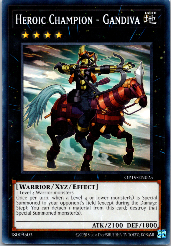 Heroic Champion - Gandiva [OP19-EN025] Common