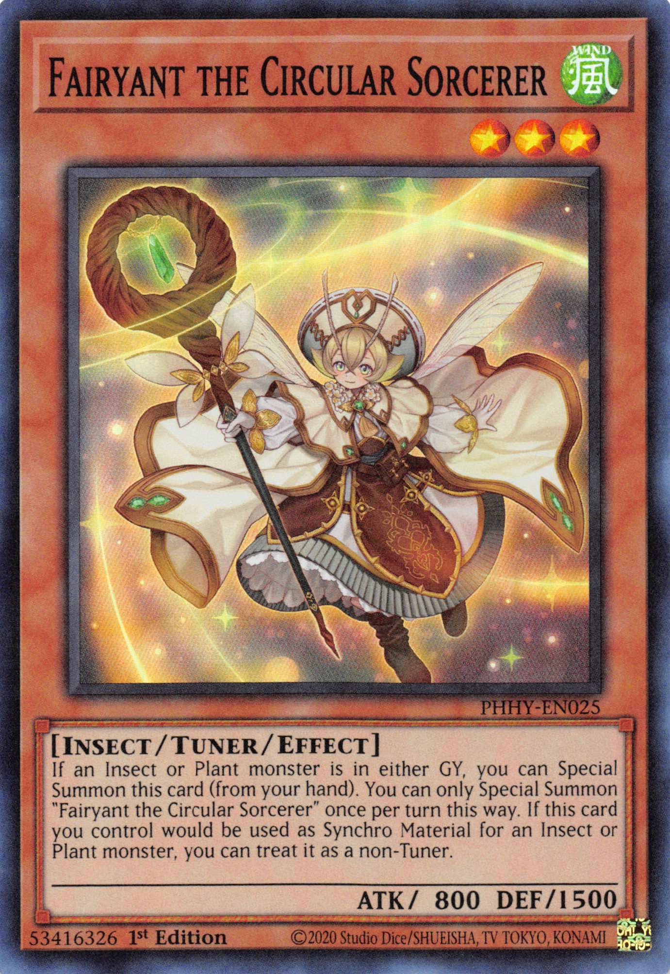 Fairyant the Circular Sorcerer [PHHY-EN025] Super Rare