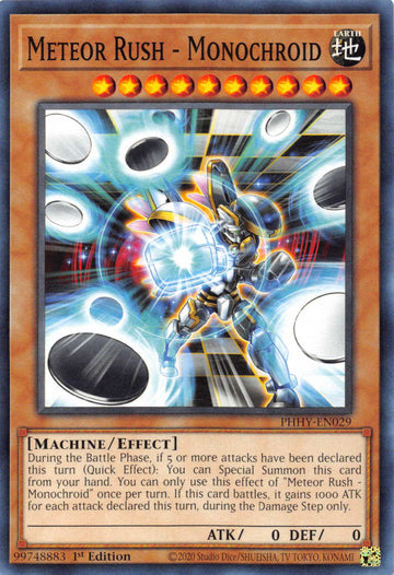 Meteor Rush - Monochroid [PHHY-EN029] Common