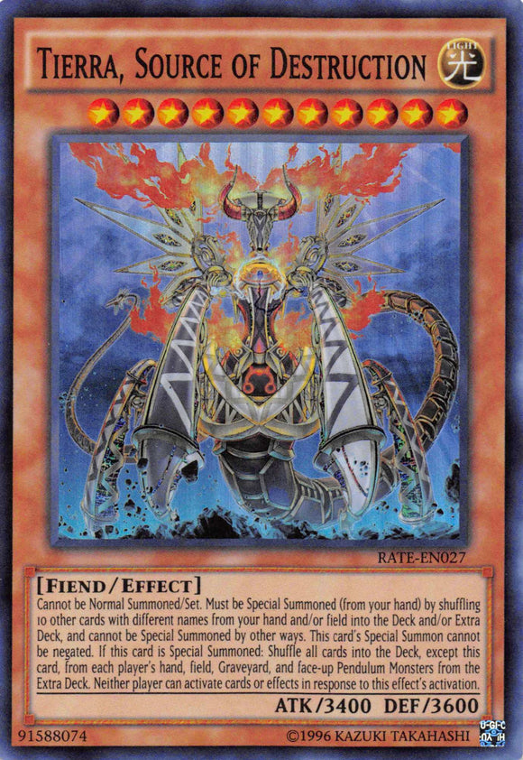 Tierra, Source of Destruction [RATE-EN027] Super Rare
