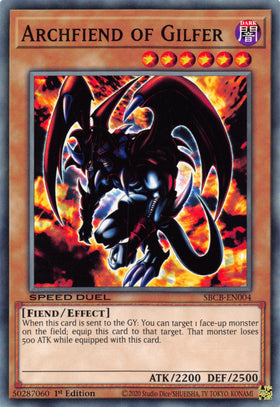 Archfiend of Gilfer [SBCB-EN004] Common - Duel Kingdom