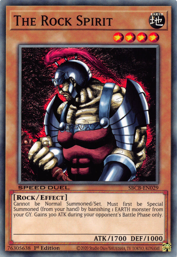 The Rock Spirit [SBCB-EN029] Common - Duel Kingdom