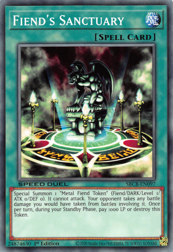 Fiend's Sanctuary [SBCB-EN097] Common - Duel Kingdom