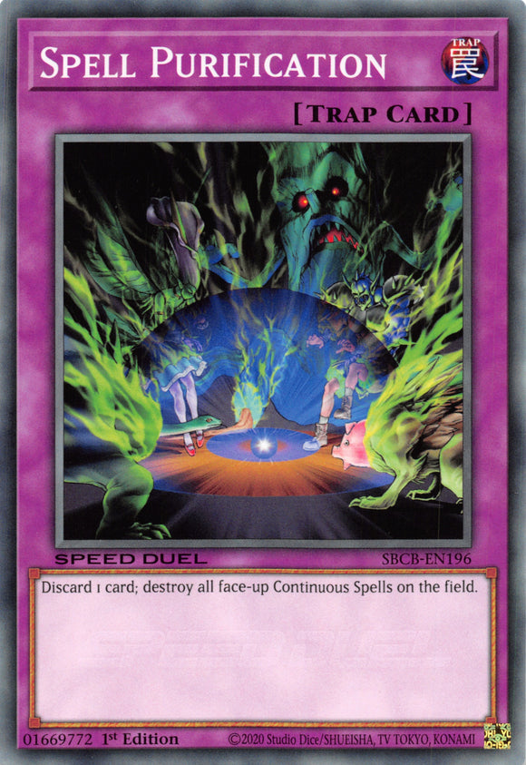 Spell Purification [SBCB-EN196] Common - Duel Kingdom