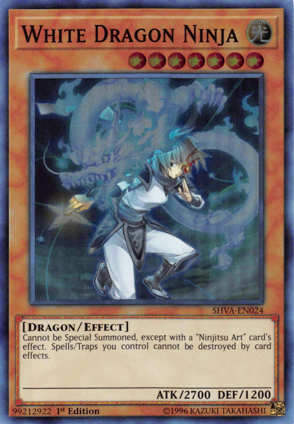 White Dragon Ninja [SHVA-EN024] Super Rare