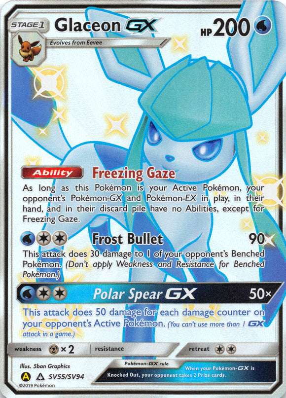 Glaceon GX (SV55/SV94) [Hidden Fates: Shiny Vault] - Duel Kingdom