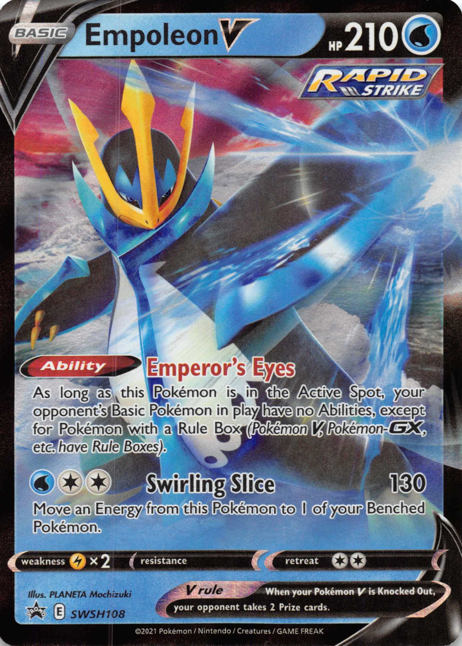 Empoleon V (SWSH108) [Sword & Shield: Black Star Promos]