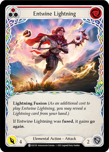 Entwine Lightning (Red) [ELE100] 1st Edition Normal - Duel Kingdom