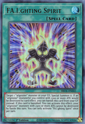 FA.I.ghting Spirit [BROL-EN041] Ultra Rare - Duel Kingdom