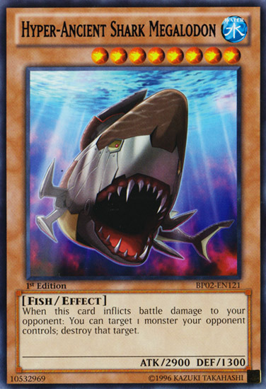 Hyper-Ancient Shark Megalodon [BP02-EN121] Rare - Duel Kingdom