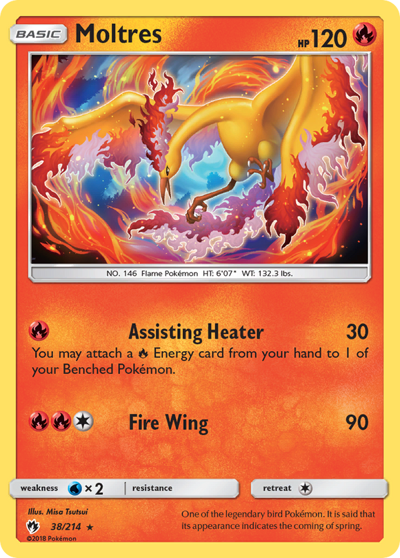 Moltres (38/214) [Sun & Moon: Lost Thunder] - Duel Kingdom