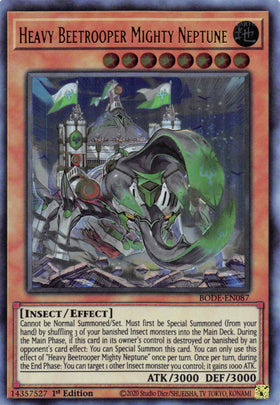 Heavy Beetrooper Mighty Neptune [BODE-EN087] Ultra Rare - Duel Kingdom