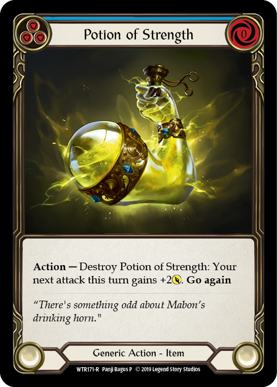 Potion of Strength [WTR171-R] Alpha Print Rainbow Foil - Duel Kingdom