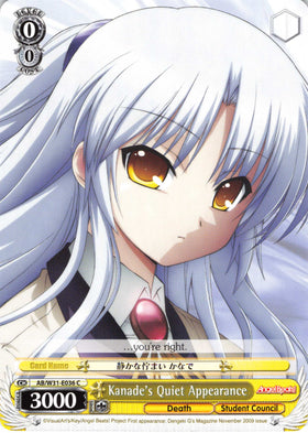 Kanade's Quiet Appearance (AB/W31-E036 C) [Angel Beats! Re:Edit]