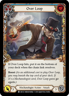 Over Loop (Blue) [ARC022] Unlimited Rainbow Foil - Duel Kingdom