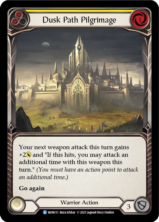 Dusk Path Pilgrimage (Yellow) [MON111] 1st Edition Normal - Duel Kingdom