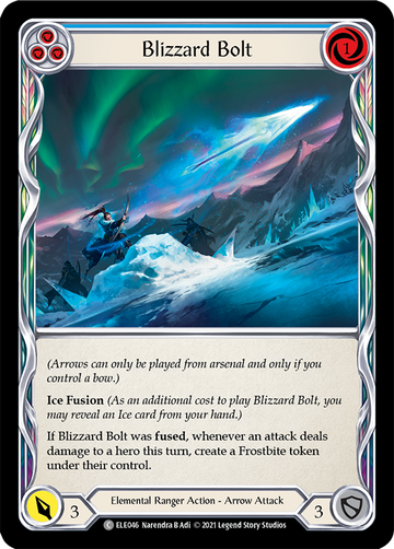 Blizzard Bolt (Blue) [ELE046] 1st Edition Normal - Duel Kingdom