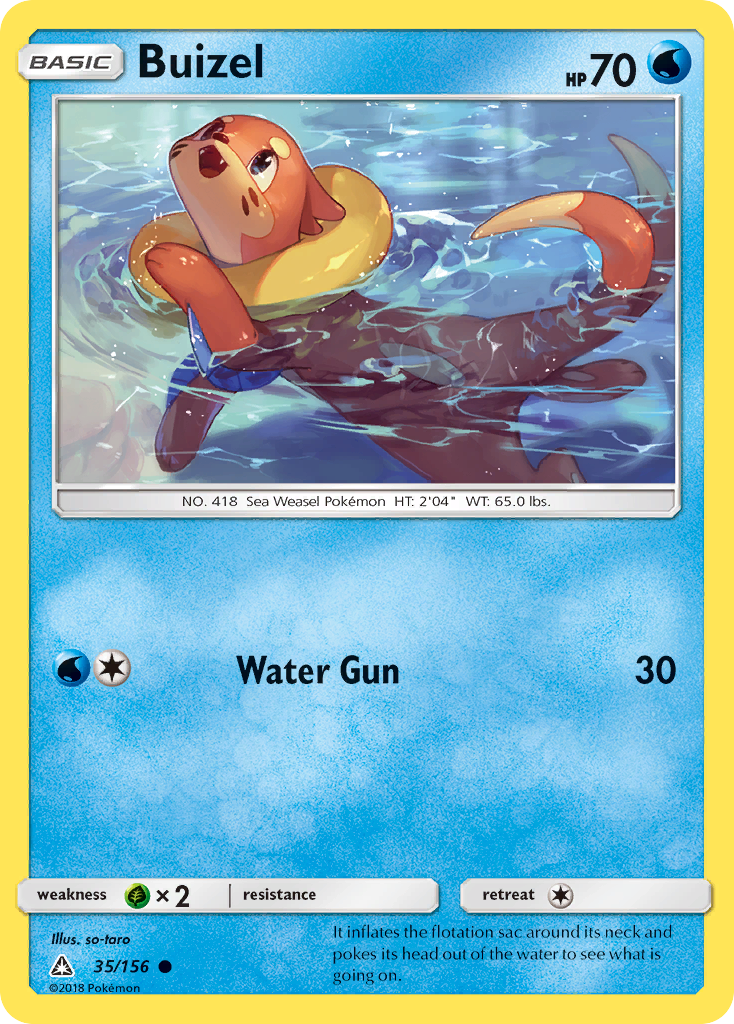 Buizel (35/156) [Sun & Moon: Ultra Prism] - Duel Kingdom