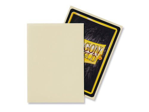 100ct Ivory Dragon Shield Matte Sleeves - Duel Kingdom