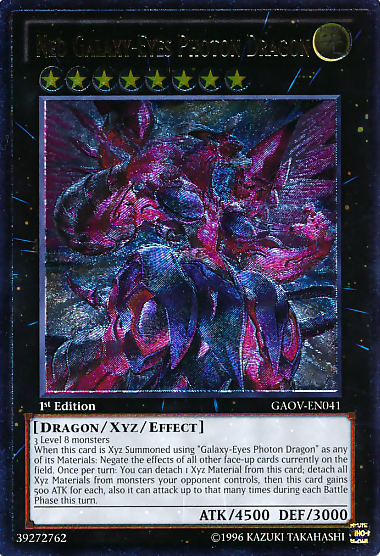 Neo Galaxy-Eyes Photon Dragon [GAOV-EN041] Ultimate Rare - Duel Kingdom