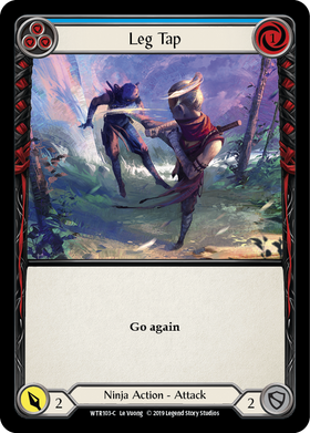 Leg Tap (Blue) [WTR103-C] Alpha Print Normal - Duel Kingdom