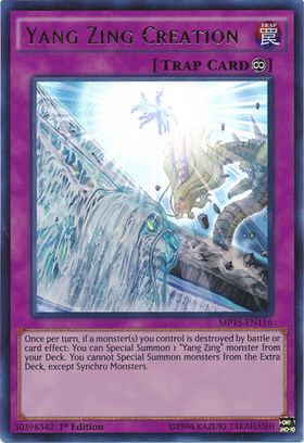 Yang Zing Creation [MP15-EN116] Ultra Rare - Duel Kingdom