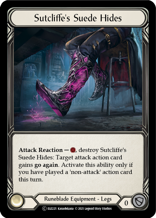 Sutcliffe's Suede Hides [U-ELE225] Unlimited Normal - Duel Kingdom