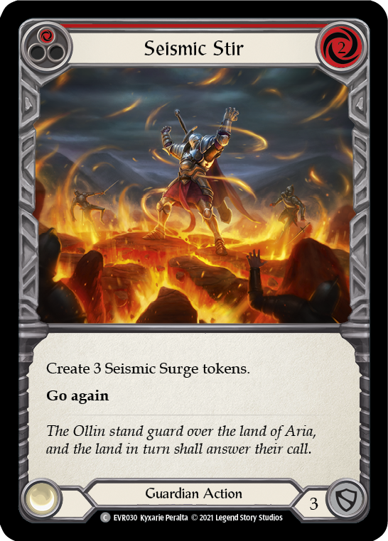 Seismic Stir (Red) [EVR030] 1st Edition Normal - Duel Kingdom