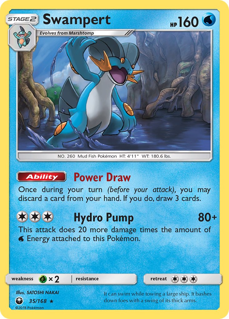 Swampert (035/168) (Theme Deck Exclusive) [Sun & Moon: Celestial Storm]