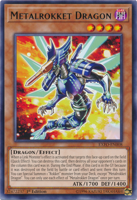 Metalrokket Dragon [EXFO-EN008] Rare - Duel Kingdom