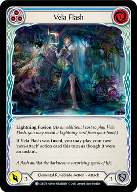 Vela Flash (Blue) [ELE078] 1st Edition Normal - Duel Kingdom
